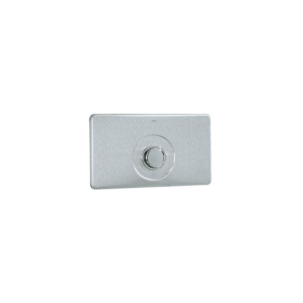 Plaque et bouton-poussoir, acier inoxydable, 42261SD0
