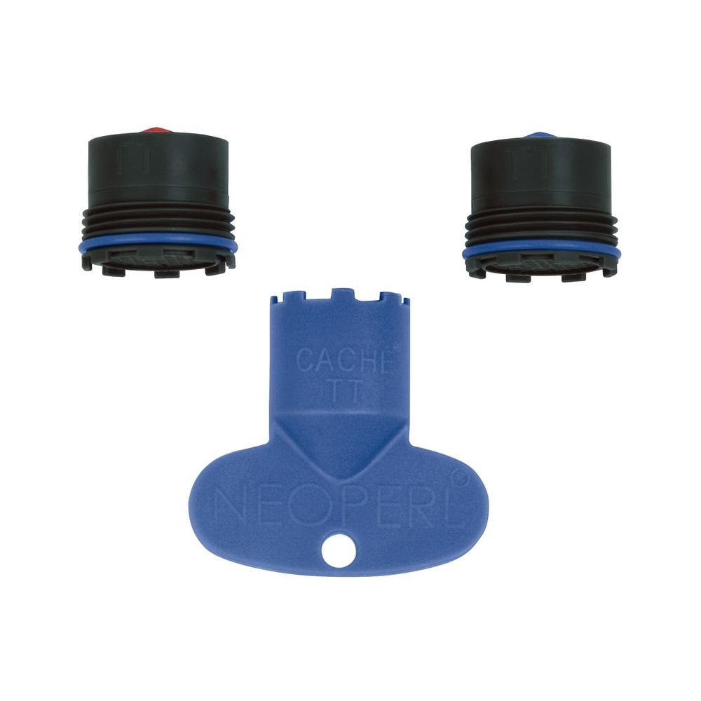 Grohe Set de mousseurs pour robinet de lavabo Essence, M16,5x1, 14,9 l/min et 6,6 l/min, avec clé de démontage, 13937000