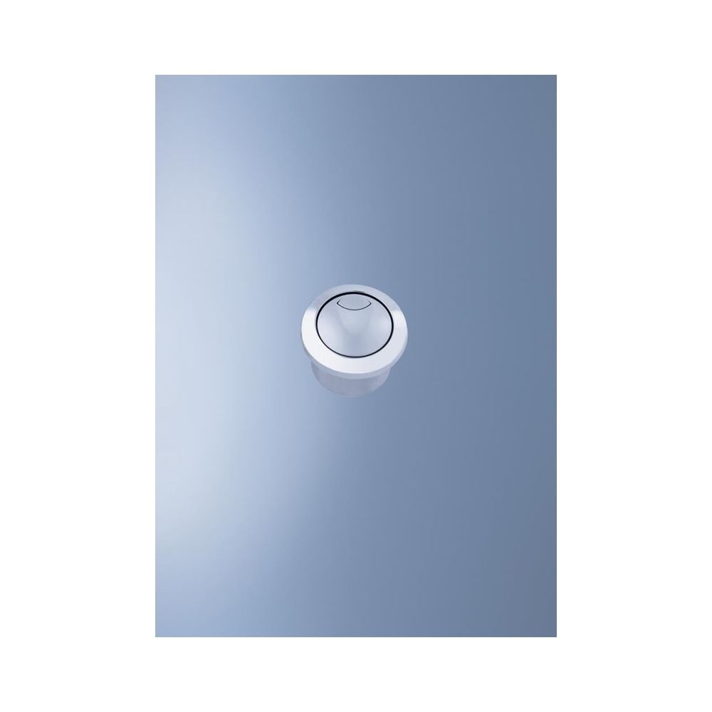 Bouton-poussoir et rosace Grohe Mattchrom/Chrom, 42311PI0