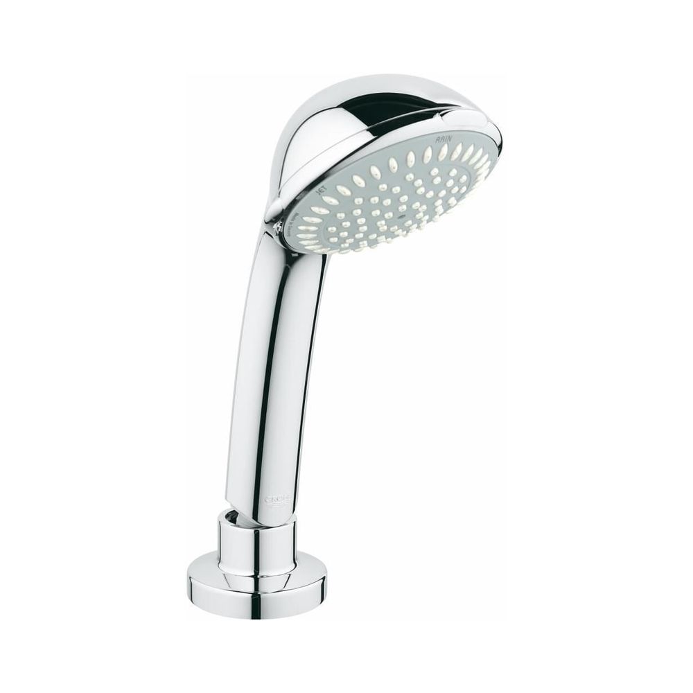 Grohe passage pour douchettes extractibles, montage sur rebord de baignoire/plan de carrelage, flexible de douche 1/2" x 3/8", 200 cm, chromé