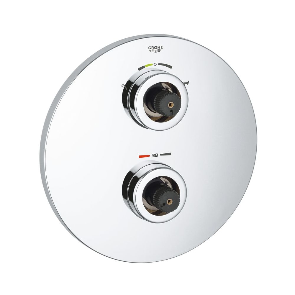 Grohe Rosace pour sets thermostatiques Grohtherm, Chromé, 47810000