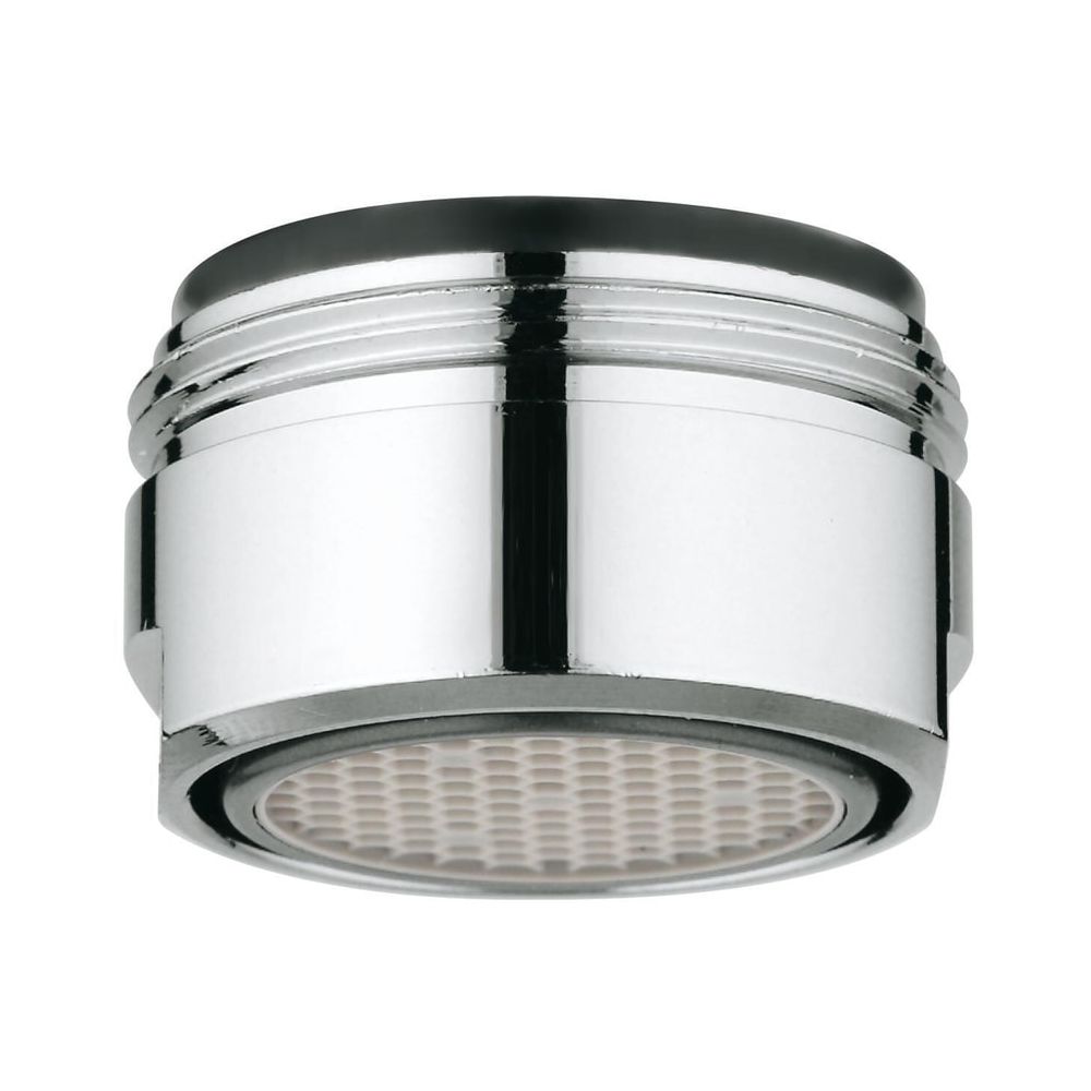 Grohe Régulateur de jet, filetage extérieur M24x1, classe de débit A, 13,5-15,0 l/min à 3 bar, mousseur réglable, chromé, 64451000