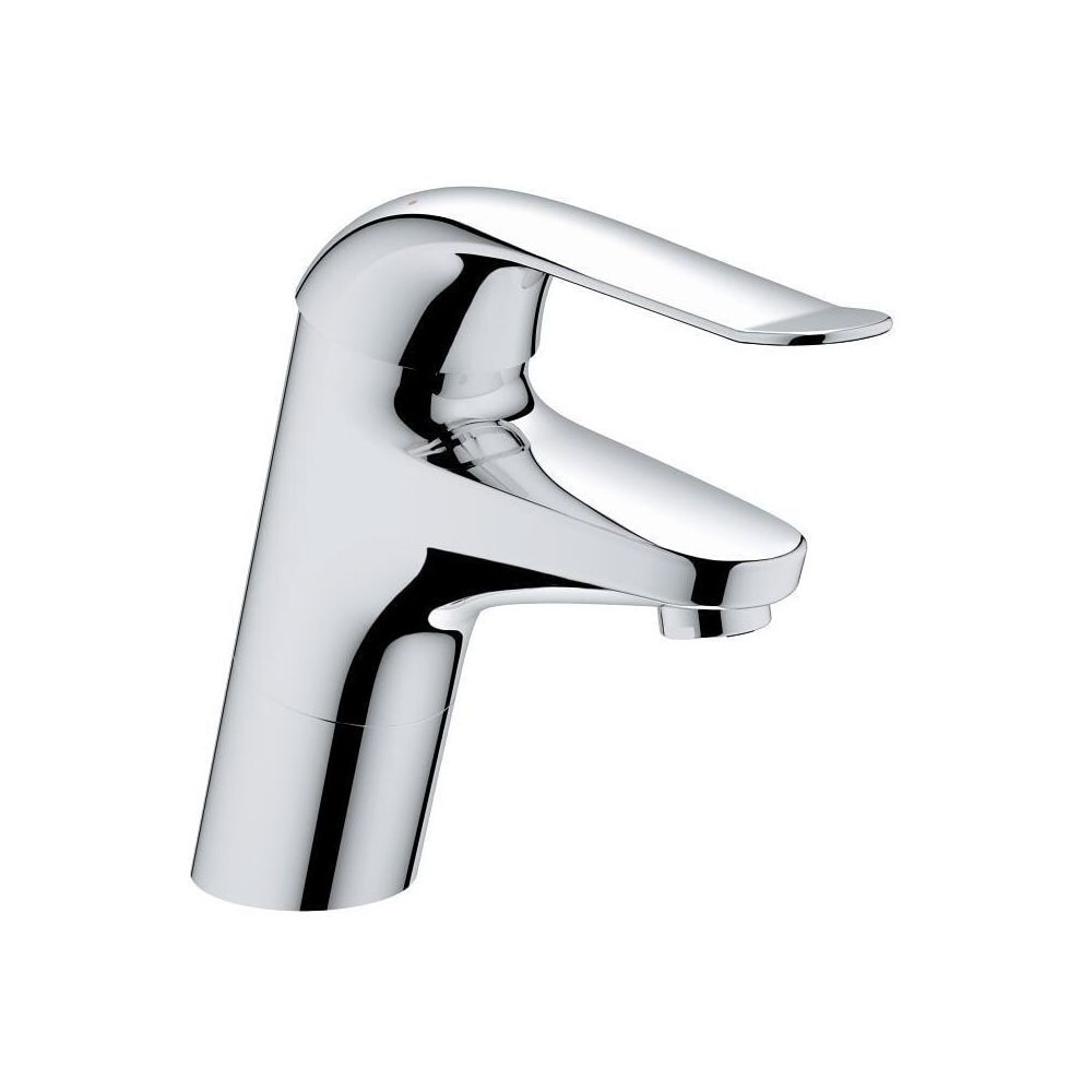 Robinetterie de lavabo Grohe Eurosmart Care à une seule commande, montage à 1 trou, corps lisse, cartouche céramique 46 mm, levier 120 mm, chromé
