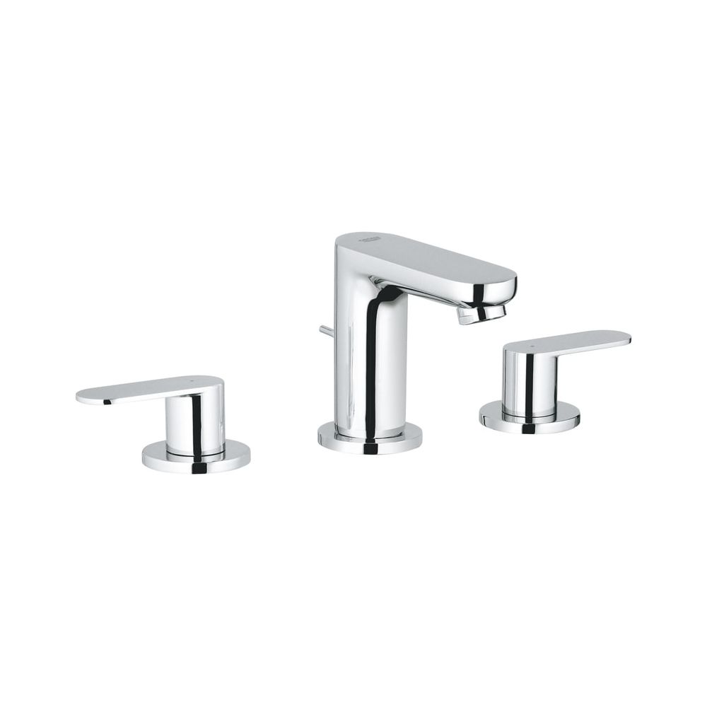 Robinetterie de lavabo Grohe Eurosmart Cosmopolitan 3 trous, garniture à tige de vidage 1 1/4", chromé, 20187000