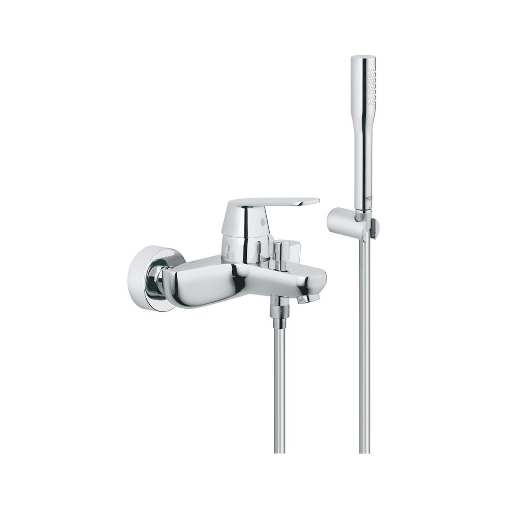 Grohe Eurosmart Cosmopolitan mitigeur mural pour baignoire, avec garniture de douche, chromé, 32832000
