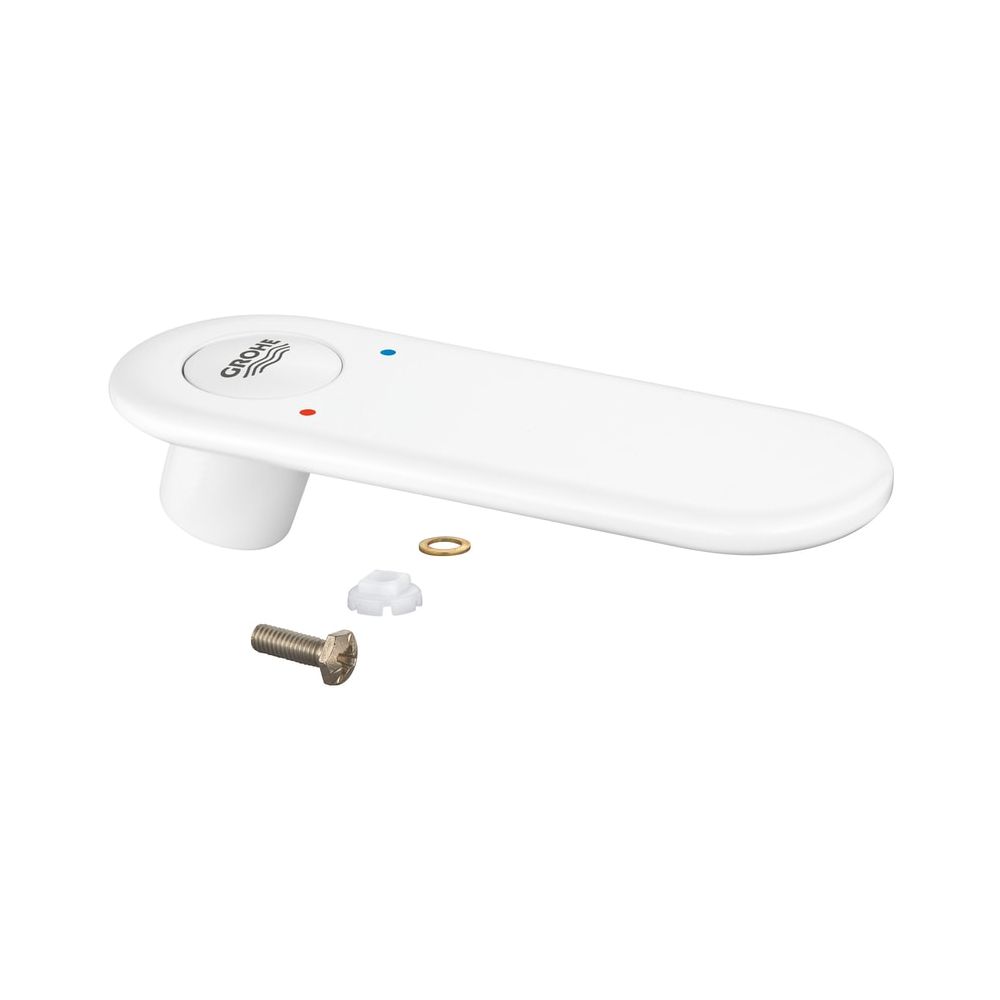 Grohe Levier pour mitigeur monocommande de lavabo à bec bas et pour mitigeur monocommande de bidet, Moon White, 46661LS0