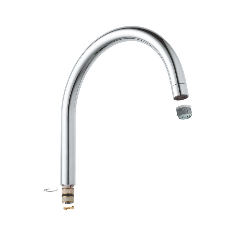 Sortie pivotante Grohe pour mitigeur monocommande, finition chromée, 13266000