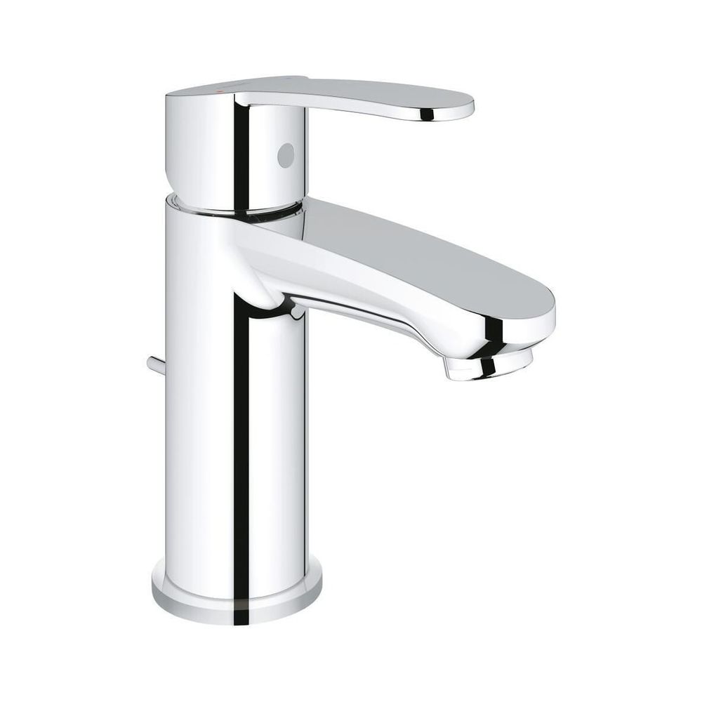 Grohe Eurostyle Cosmopolitan robinet de lavabo monocommande 1 trou, taille S, garniture de vidange à tige 1 1/4", chromé, 23037002