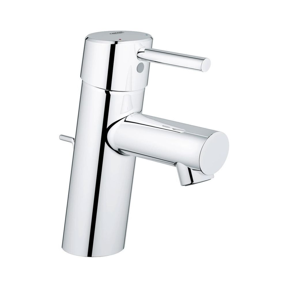 Robinetterie de lavabo Grohe Concetto à levier unique, garniture à tige de traction, chromé, 32204001