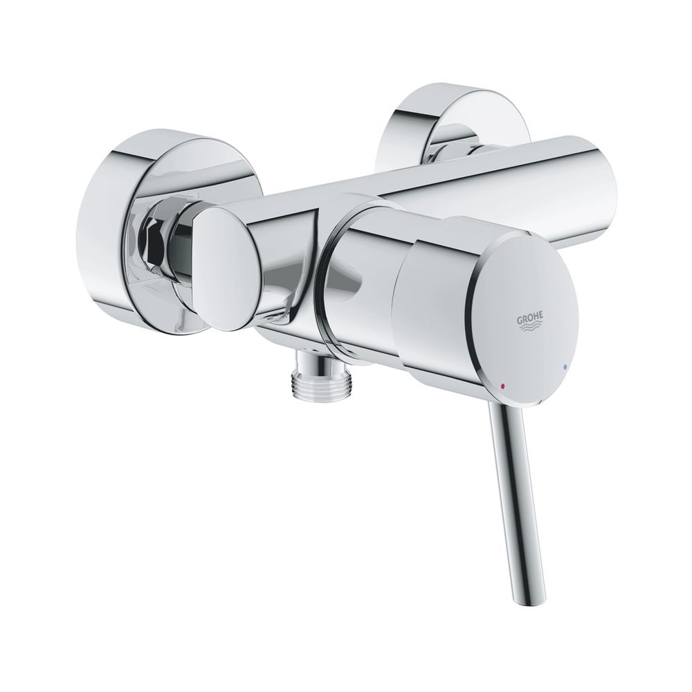 Grohe Mitigeur de douche à levier unique Concetto, montage mural, chromé, 32210001