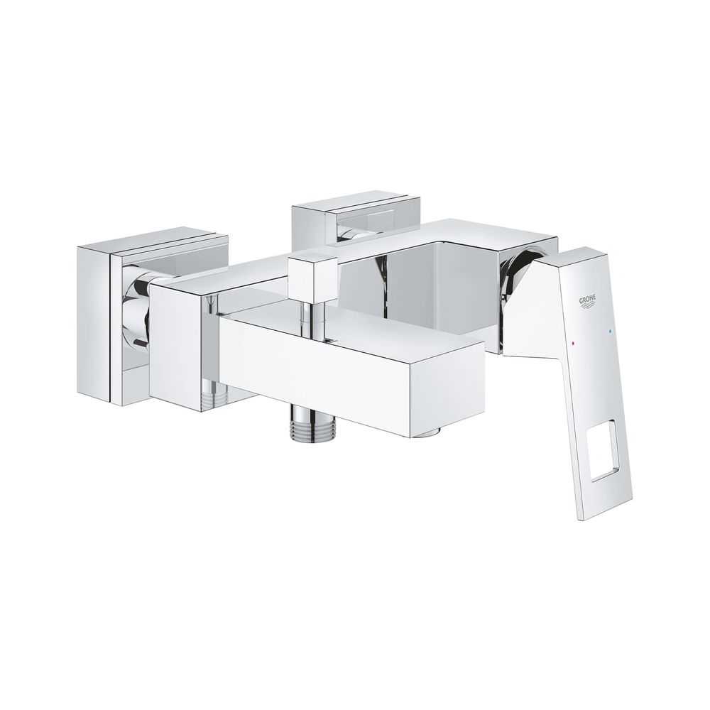 Robinet mitigeur monocommande de baignoire Grohe Eurocube, montage mural, chromé, 23140000