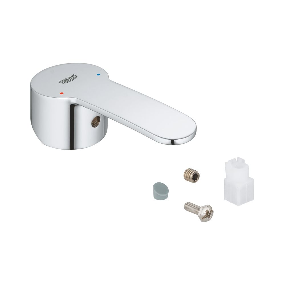 Grohe Levier pour mitigeur monocommande Eurostyle Cosmopolitan pour lavabo, cartouche 28 mm, métal, chromé, 46749000