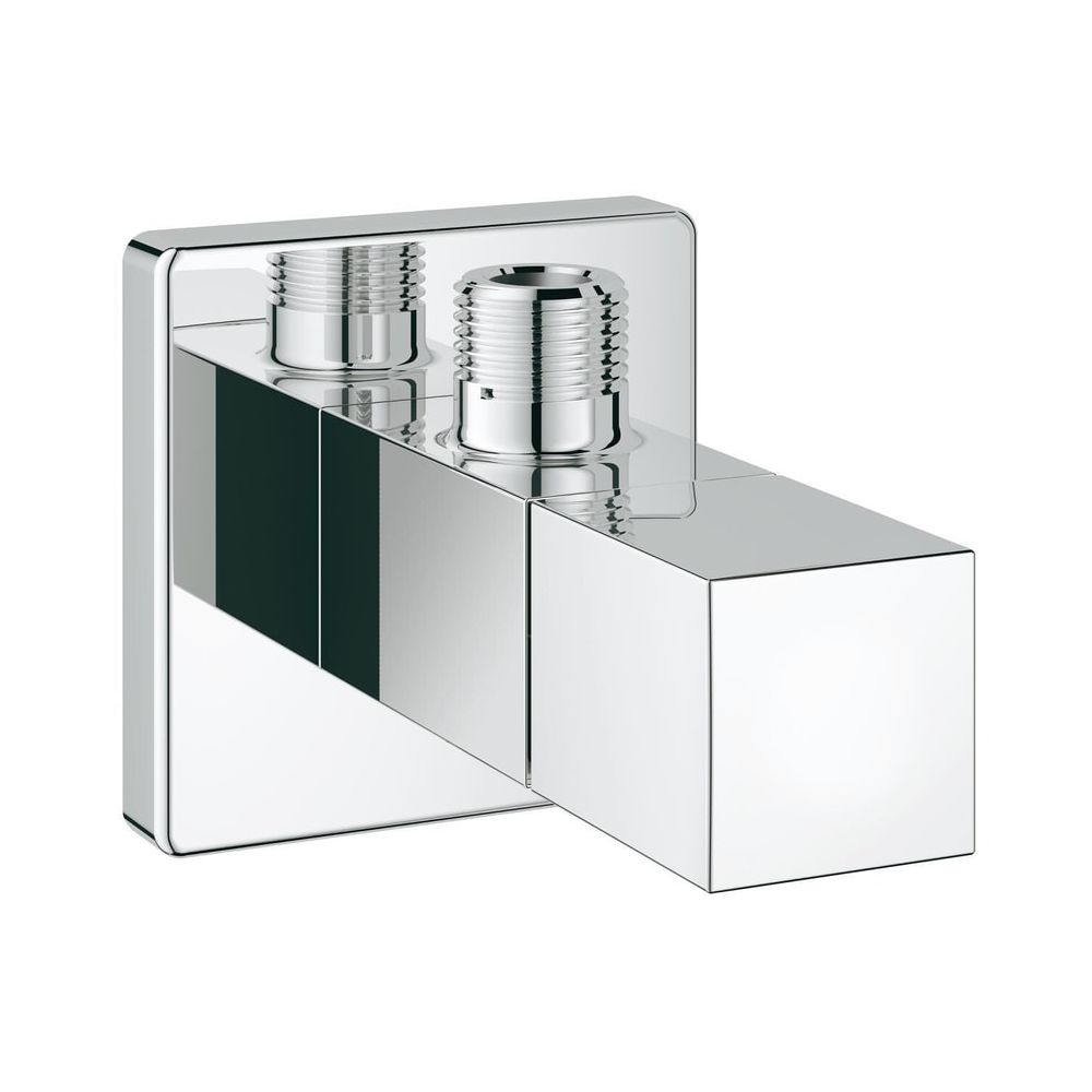 Grohe Eurocube robinet d'angle, raccordement mural 1/2", sortie 3/8", marquage neutre, chromé, 22012000