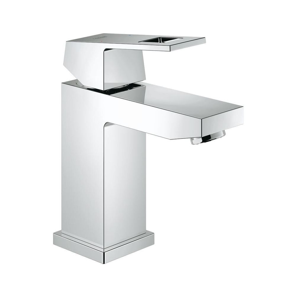 Robinetterie de lavabo Grohe Eurocube, taille S, corps lisse, SpeedClean 5,7 l/min, chromé, 2313200E