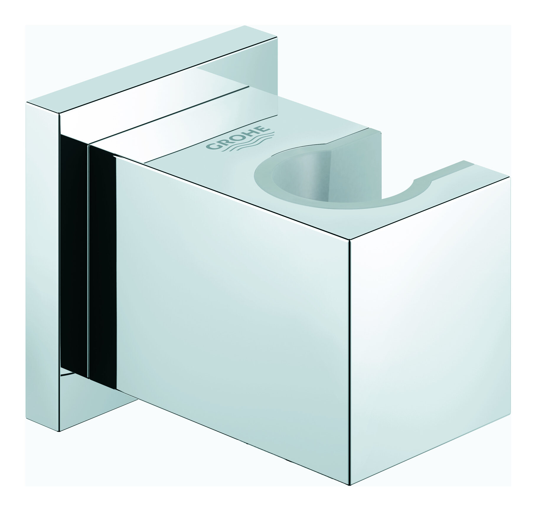 GROHE Euphoria Cube Support de pommeau de douche manuel, chromé (27693000)