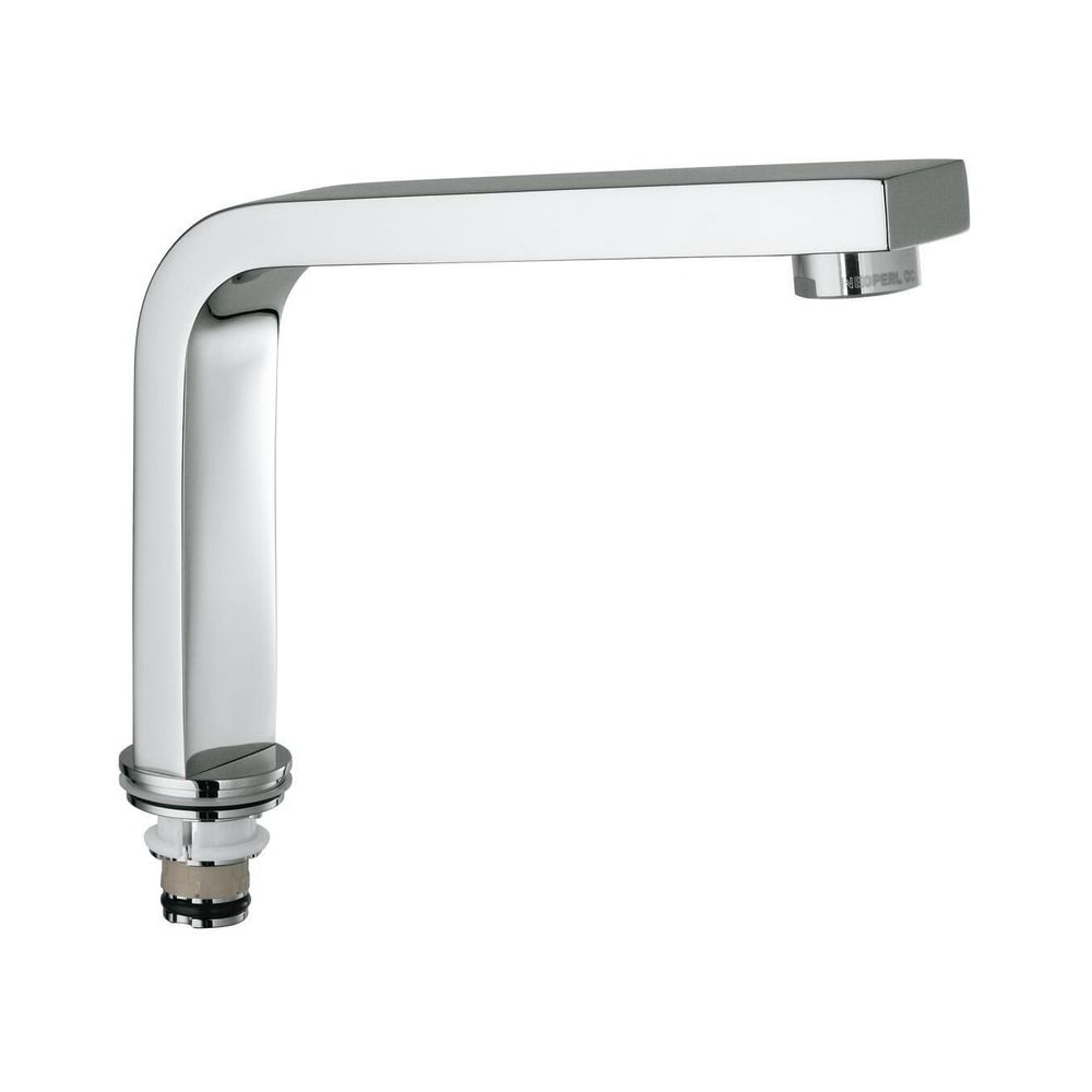 Bec Grohe, longueur 150 mm, bec pivotant avec mousseur, débit 13,5-15,0 l/min à 3 bar, chromé, 13322000