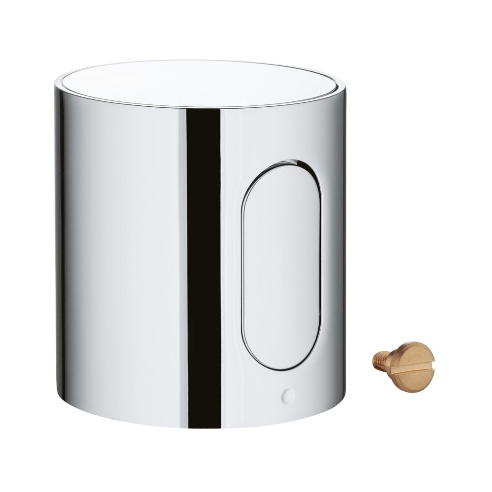 Poignée de réglage de température Grohe pour robinetterie thermostatique Grohtherm F Rapido (kit de montage prêt à poser), chromé, 47900000