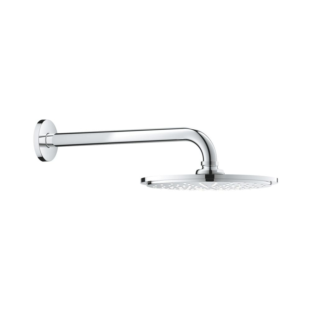 Grohe Set de pommeau de douche Rainshower Cosmopolitan 210, bras de douche 286 mm, chromé, 26052000