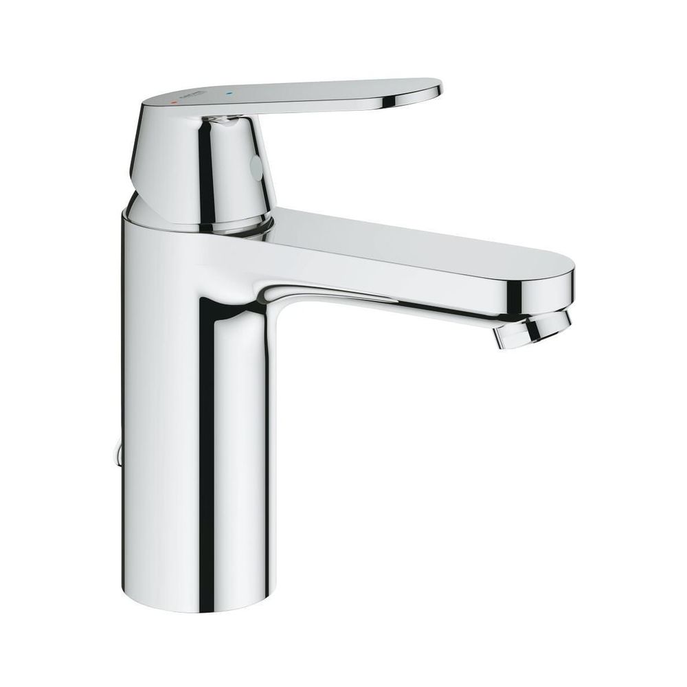 Robinetterie de lavabo Grohe Eurosmart Cosmopolitan, taille M, chaîne escamotable, fonction économie d'énergie, chromé, 2339700E