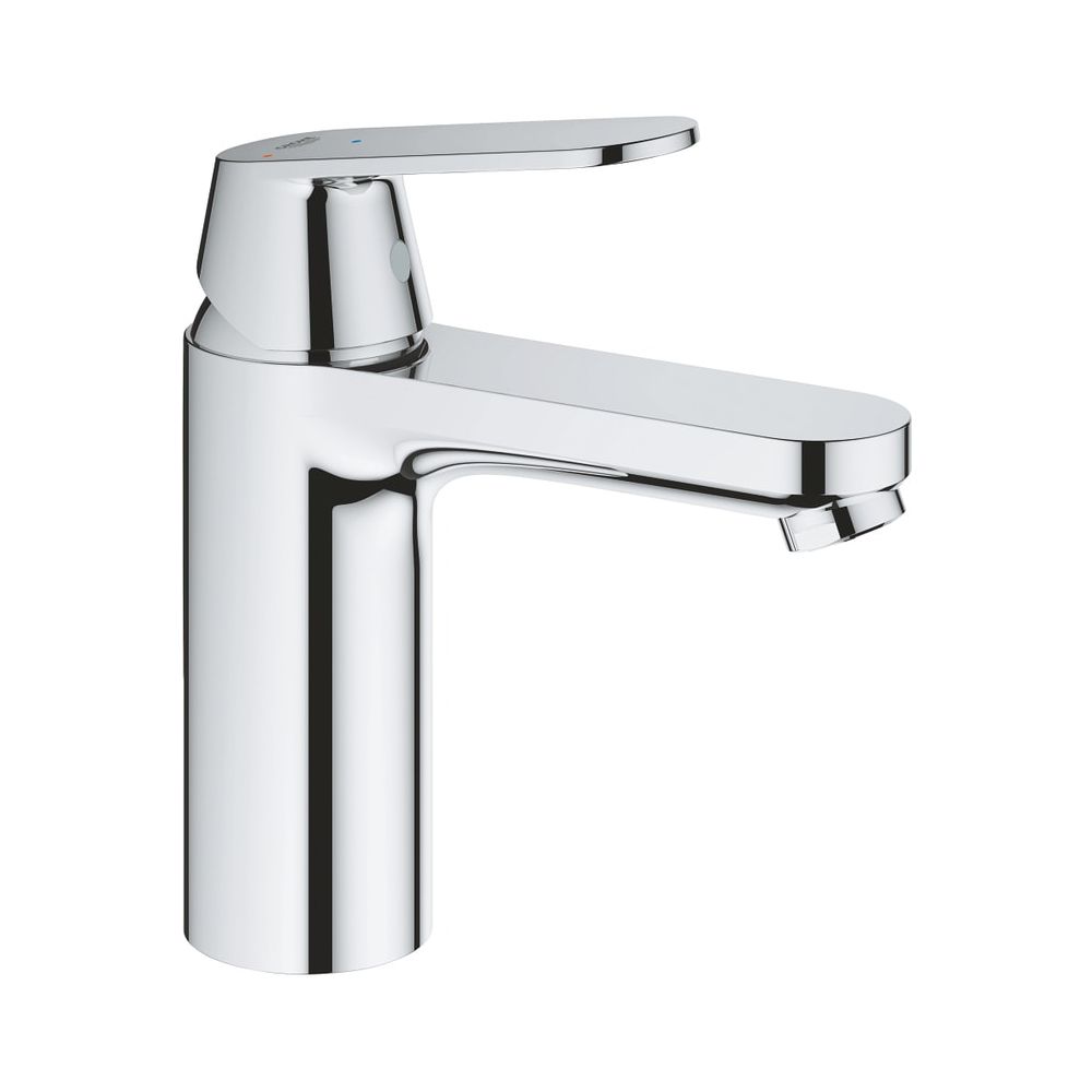 Robinetterie de lavabo Grohe Eurosmart Cosmopolitan à commande monotrou, taille M, corps lisse, fonction économie d'énergie, chromé, 2339800E