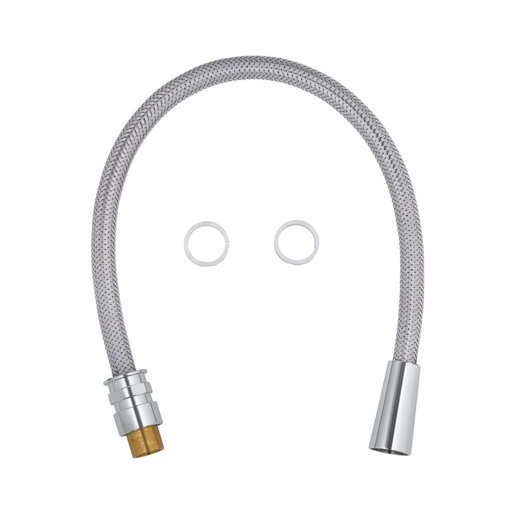 Flexible de douche Grohe pour robinetterie d'évier Profi-Brause medium, chromé, 46871000