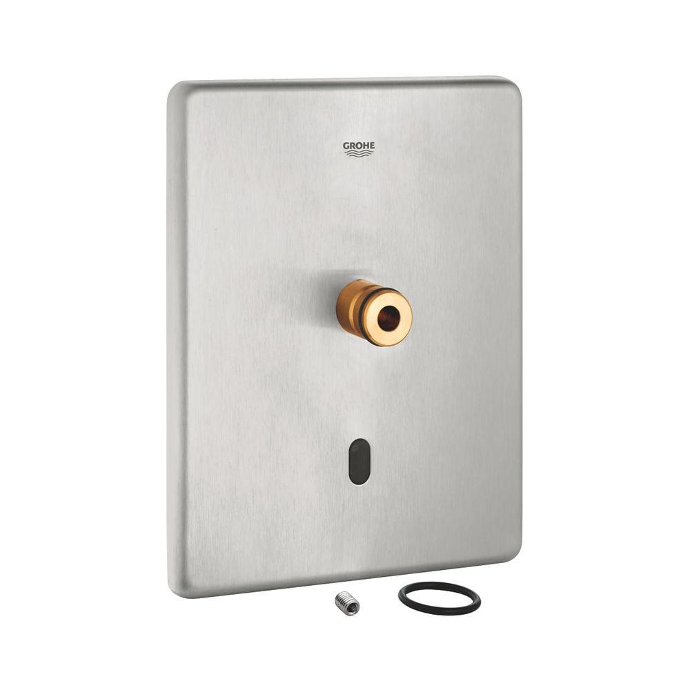 Plaque de recouvrement Grohe pour électronique infrarouge Europlus E pour lavabo 36242SD1 et 36243SD1, acier inoxydable, 42447SD0