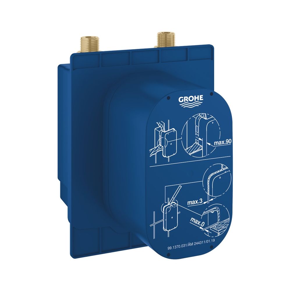 Boîte d'encastrement Grohe Eurosmart CE pour mélangeur thermostatique encastré, avec pré-réglage, pour kit de montage prêt à poser IR