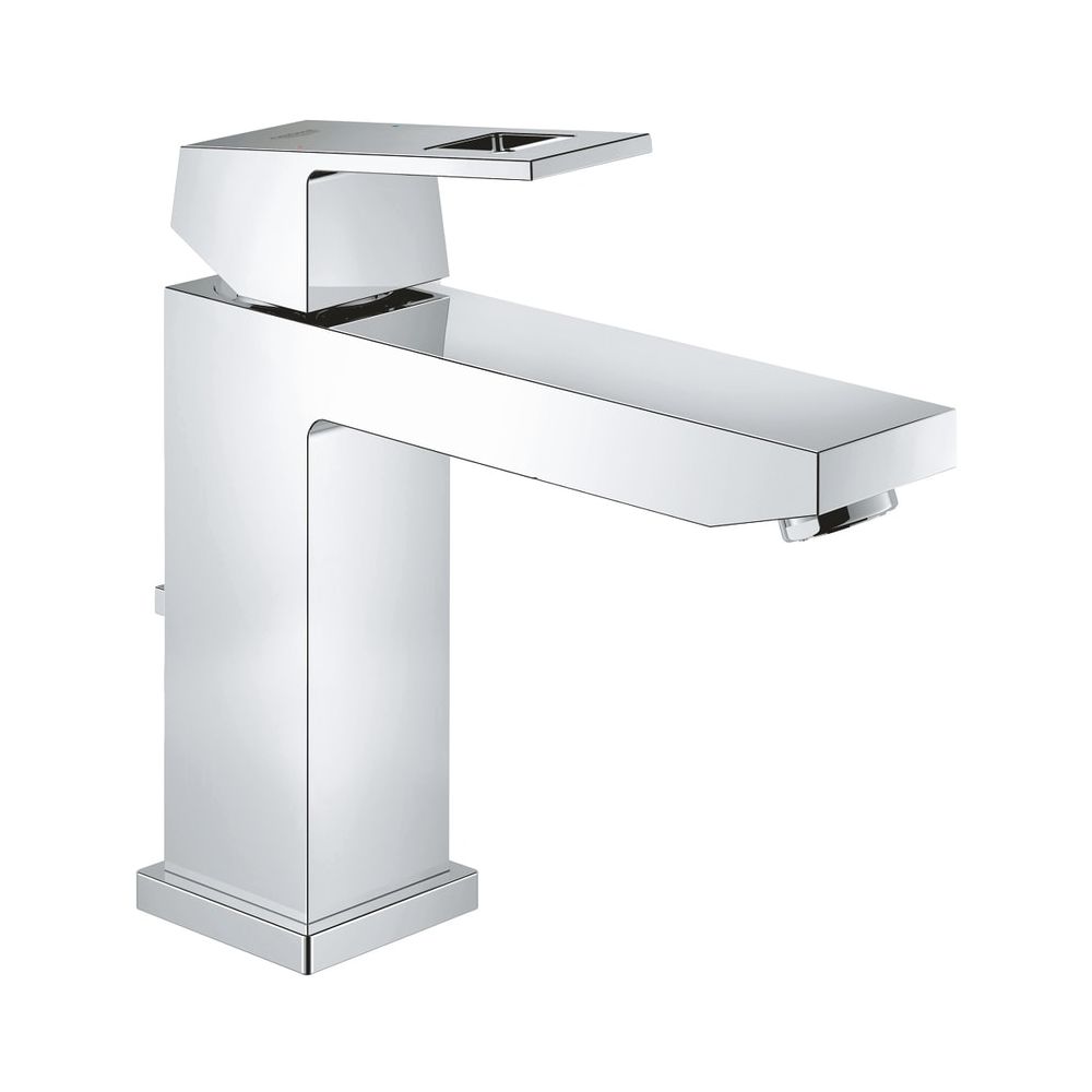 Grohe Eurocube mitigeur de lavabo à levier unique, taille M, garniture de vidange à tige, chromé, réf. 23445000