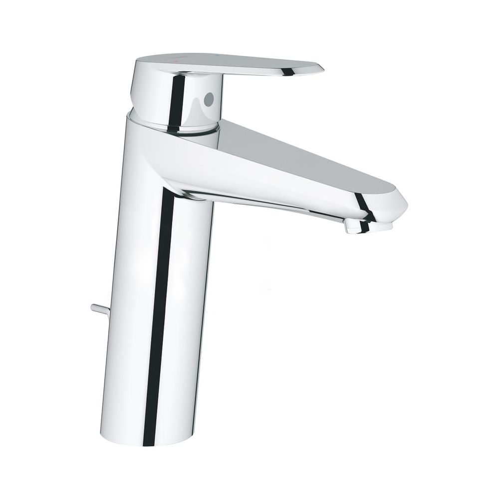 Robinetterie Grohe Eurodisc Cosmopolitan pour lavabo 1 trou, taille M, garniture de vidange à tige, chromé, 23448002