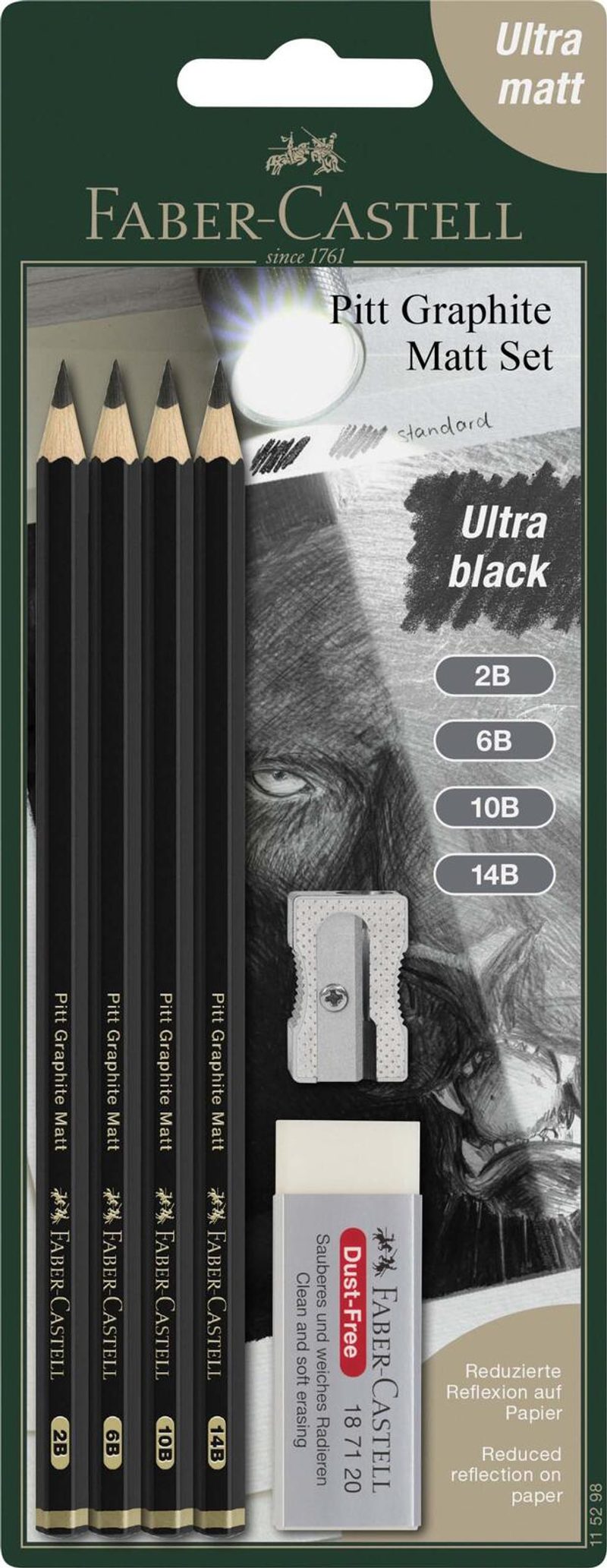FABER-CASTELL Coffret de crayons Pitt Graphite