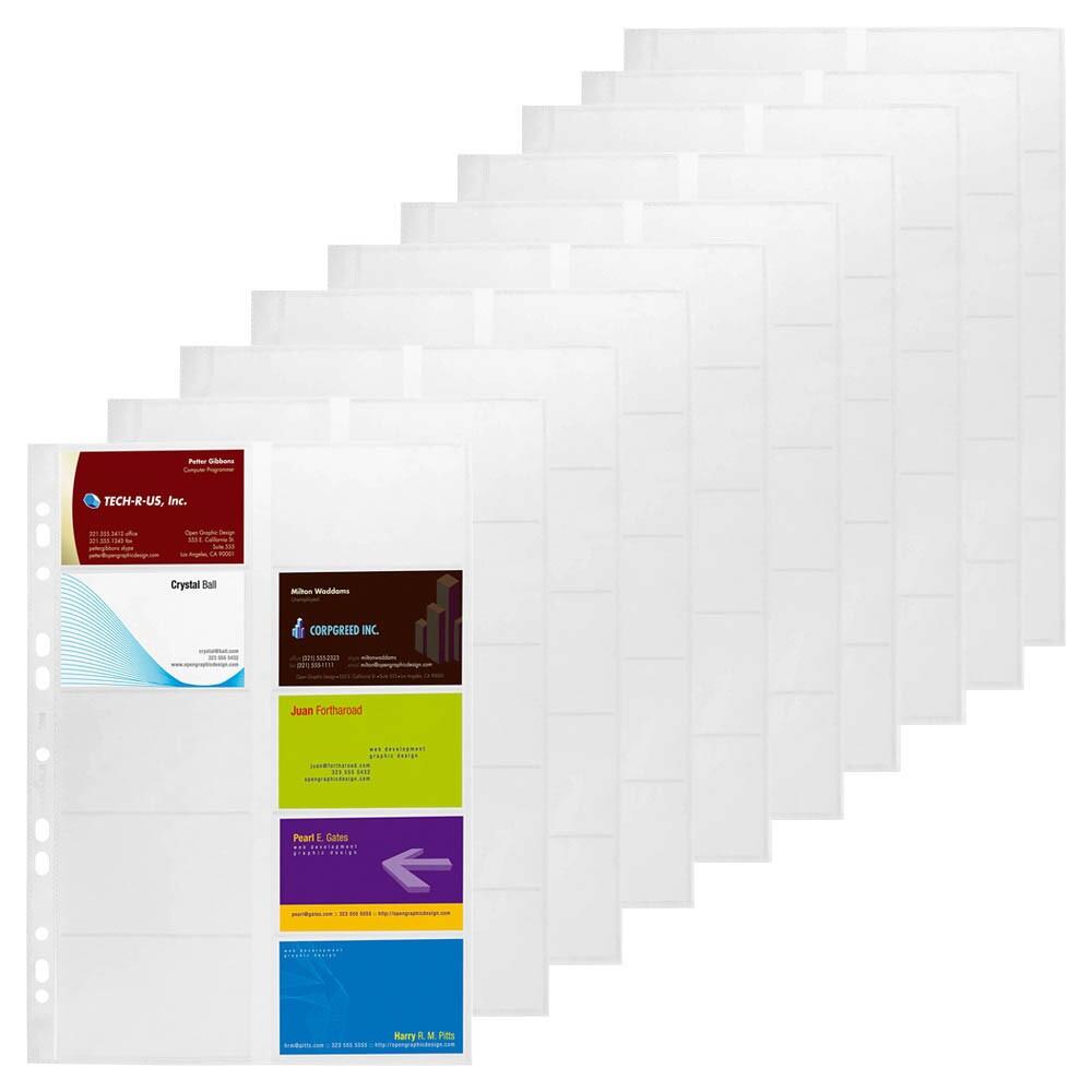 Boîte à cartes de visite Durable 238919 pour 20 cartes 90x57mm - 10 pièces/boîte