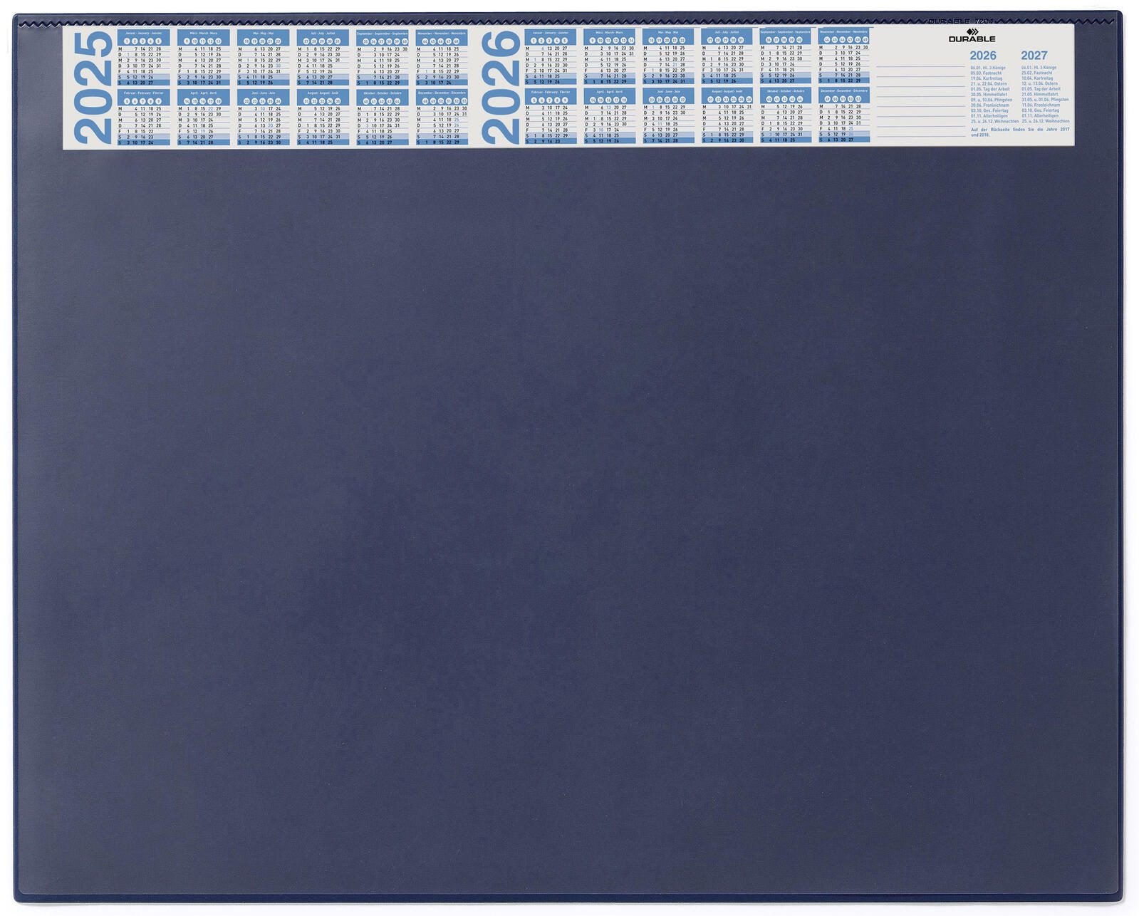 Tapis de bureau DURABLE 65,0 x 52,0 cm bleu foncé