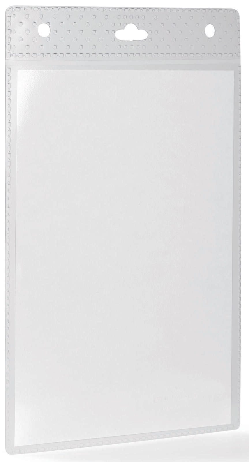 DURABLE Étiquettes nominatives transparentes 10,5 cm x 14,8 cm 1 boîte = 20 pièces
