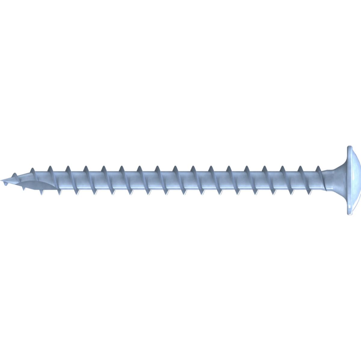 Reisser HBS Tête fraisée bombée, vis à bois, tête plate large, filetage total, TX 30, acier, zingué bleu passivé