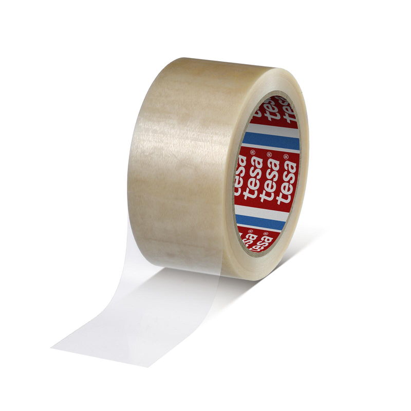 tesapack® 4120 Ruban adhésif d'emballage PVC 66 m × 50 mm transparent