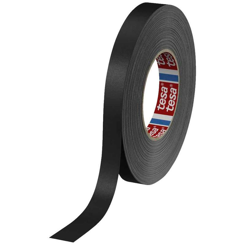 Ruban adhésif en tissu tesa 4651 Premium 19,0 mm x 50,0 m, noir