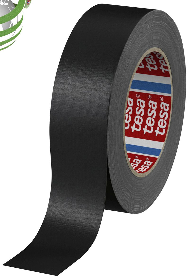 tesa ruban adhésif en tissu 4651 Premium 50,0 mm x 50,0 m, noir