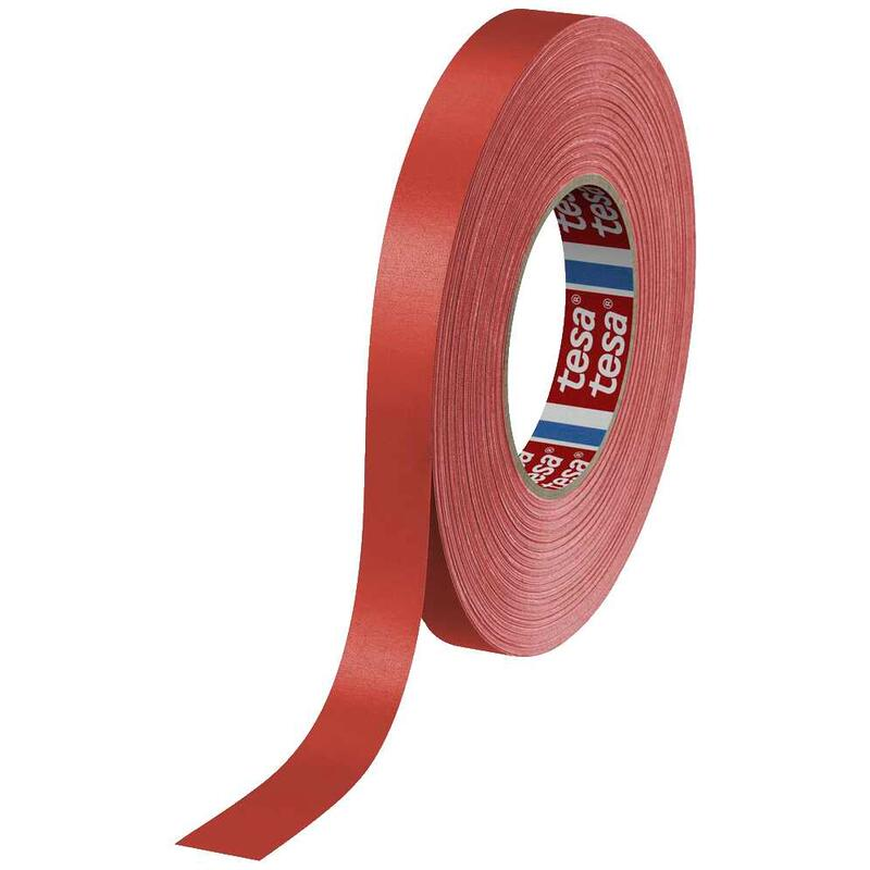 Ruban adhésif en tissu tesa 4651 Premium 19,0 mm x 50,0 m, rouge