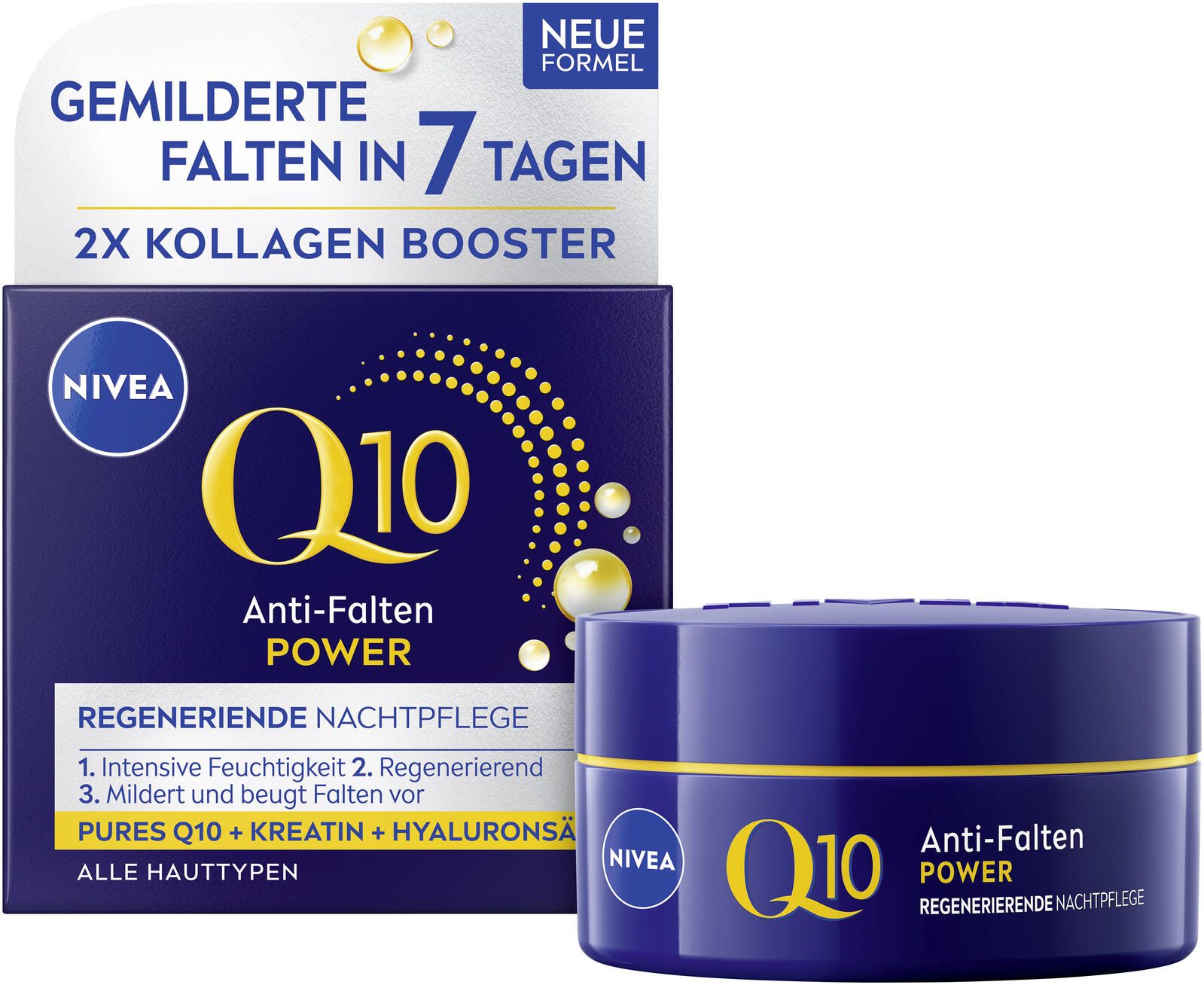 NIVEA Q10 Anti-Rides POWER Crème pour le visage 50,0 ml