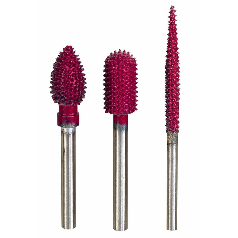 Fraise à ébarber Proxxon 29060 avec aiguilles métalliques, cylindre à tête ronde, 7,5 x 12 mm
