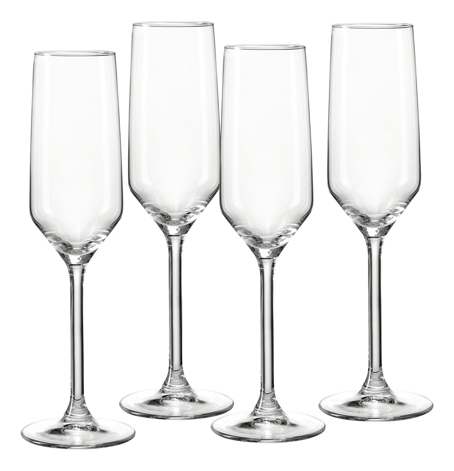 Verres à champagne Rumba Ritzenhoff & Breker, 220 ml (1 pack = 4 pièces) — lot de 4 pièces