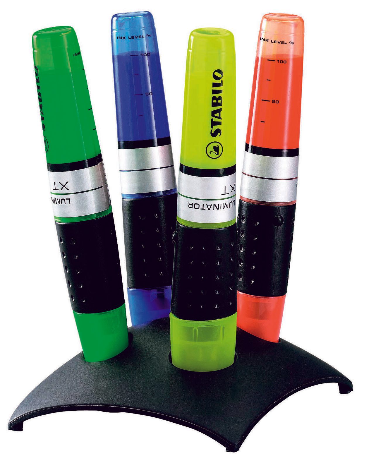 Marqueur texte STABILO Luminator multicolore 1 boîte = 4 unités — lot de 4 pièces