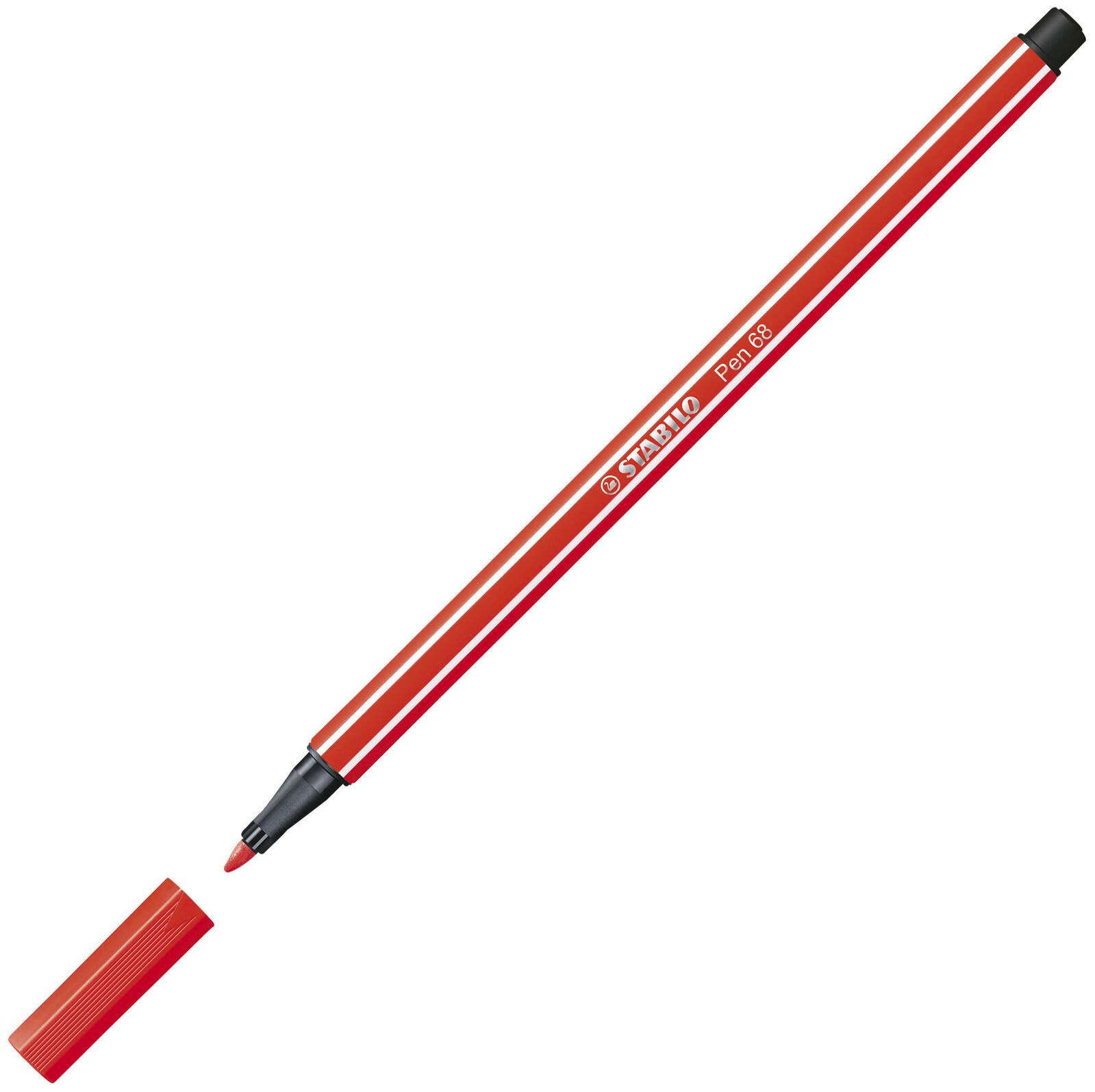 STABILO Pen 68 Feutres à pointe feutre triés par couleur - 10 pièces