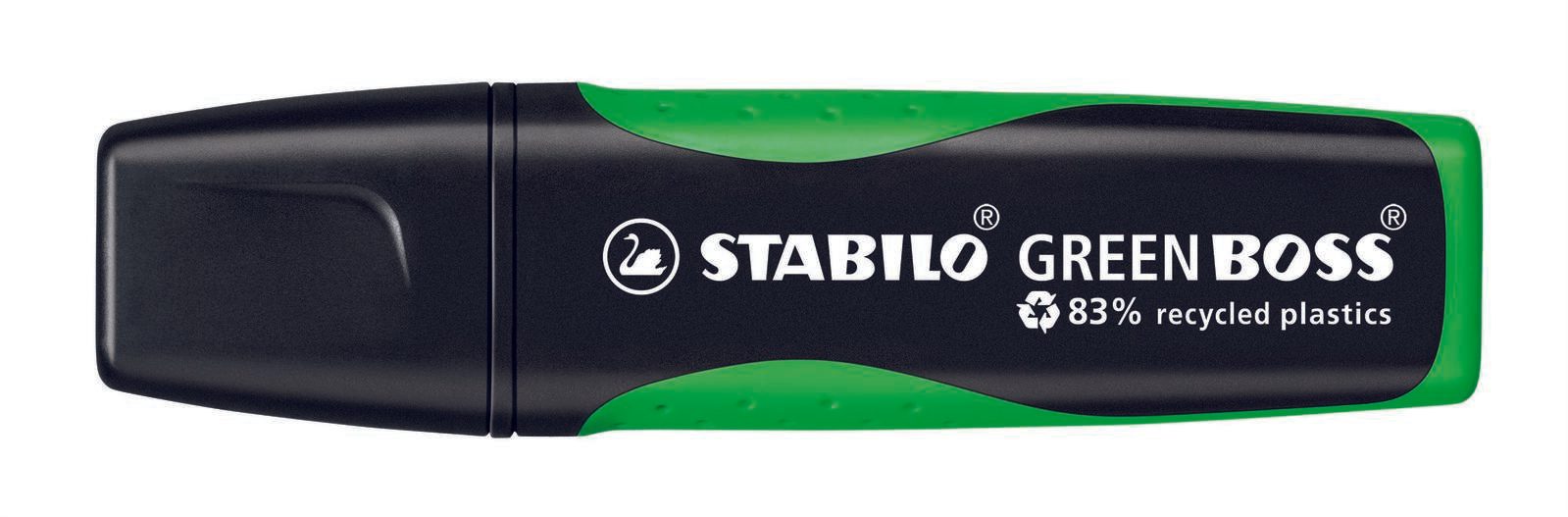 Marqueur texte STABILO Green Boss vert