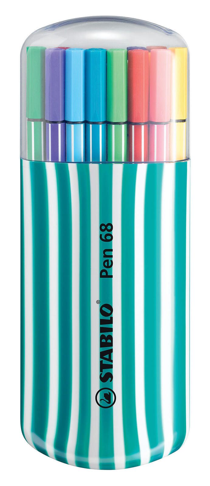 STABILO Feutres à pointe fine multicolores 1,0 mm 1 boîte = 20 unités — lot de 20 pièces