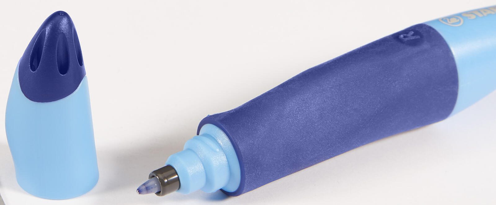 Stylo à encre STABILO Smove Easy pour gauchers 0,5 mm Bleu