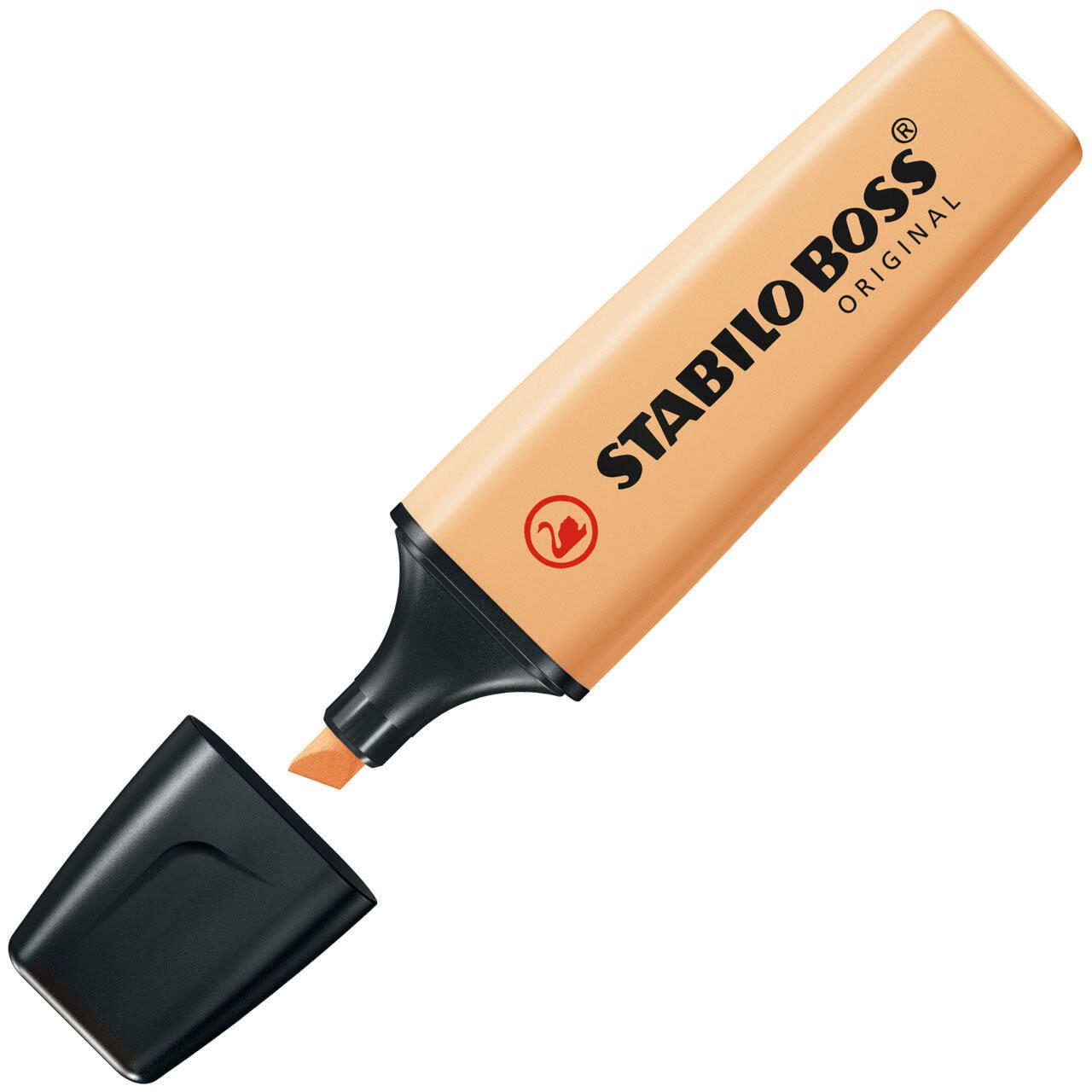 STABILO BOSS ORIGINAL Marqueur texte 2.0 - 5.0 mm - Couleur du boîtier : orange pastel