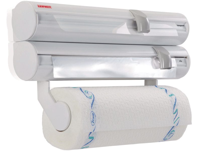 Support pour rouleaux de papier essuie-tout LEIFHEIT Rolly Mobil ComfortLine 3 rouleaux blanc