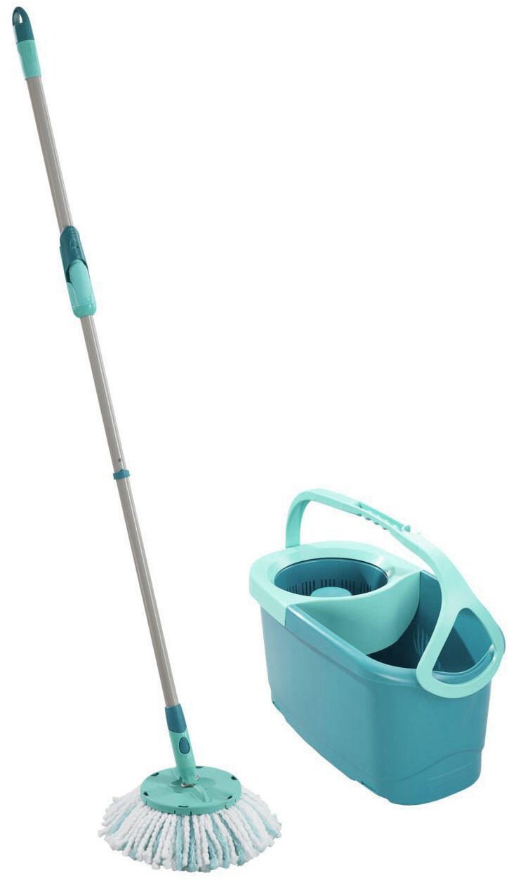 Système de lavage Clean Twist Disc Mop LEIFHEIT pour sols carrelés et pierre naturelle