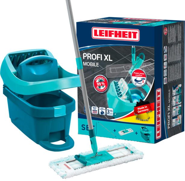 Set presse à chiffons LEIFHEIT Profi XL 55096 pour tous types de sols